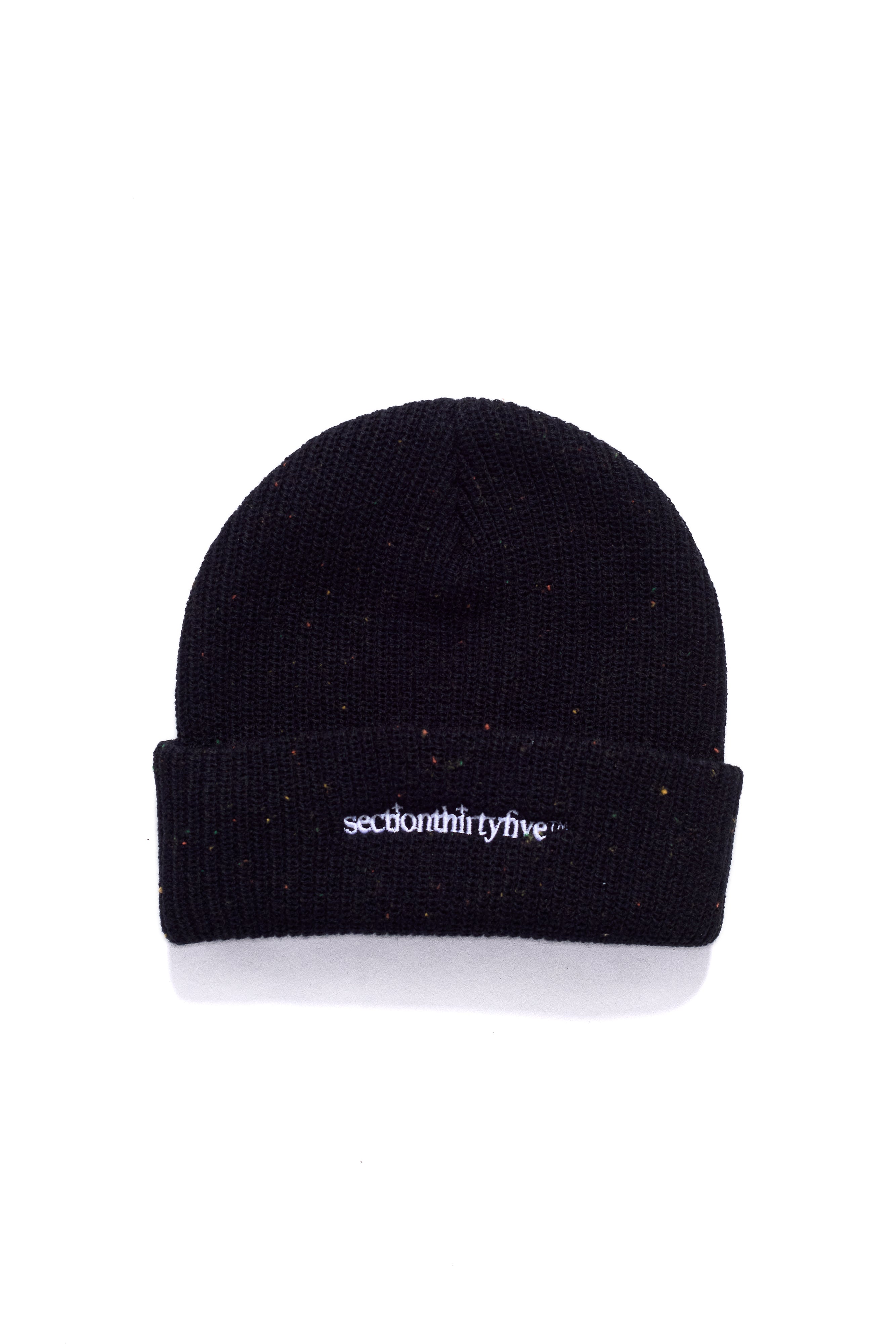 Black Speckled Beanie